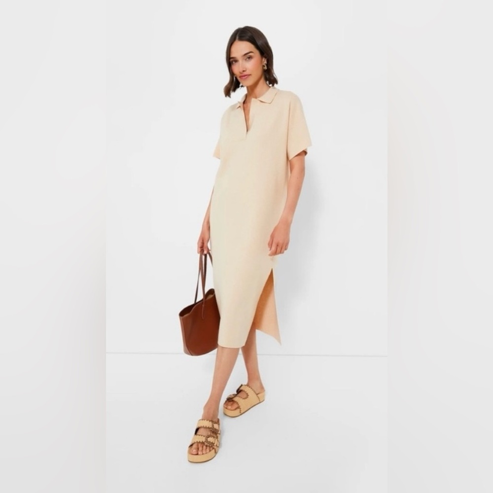 Tuckernuck Pommander Place Channing Polo Midi-Dress